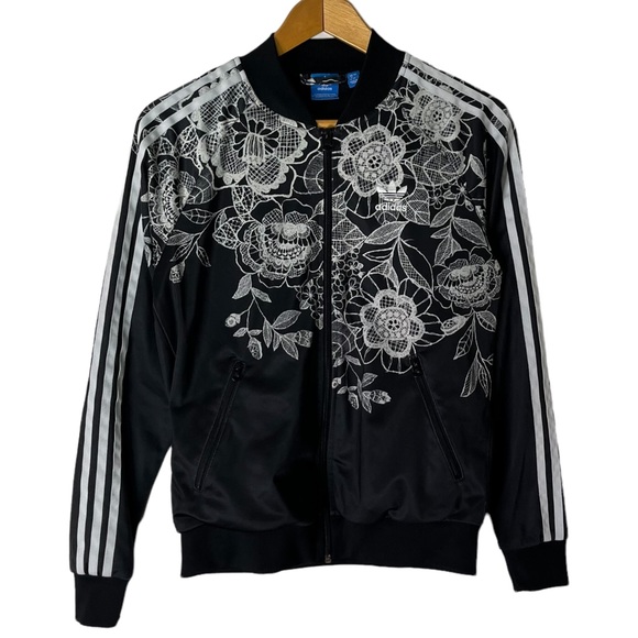 Adidas x Farm Rio Florido Bomber Jacket Limited Edition Size Small - Picture 3 of 14